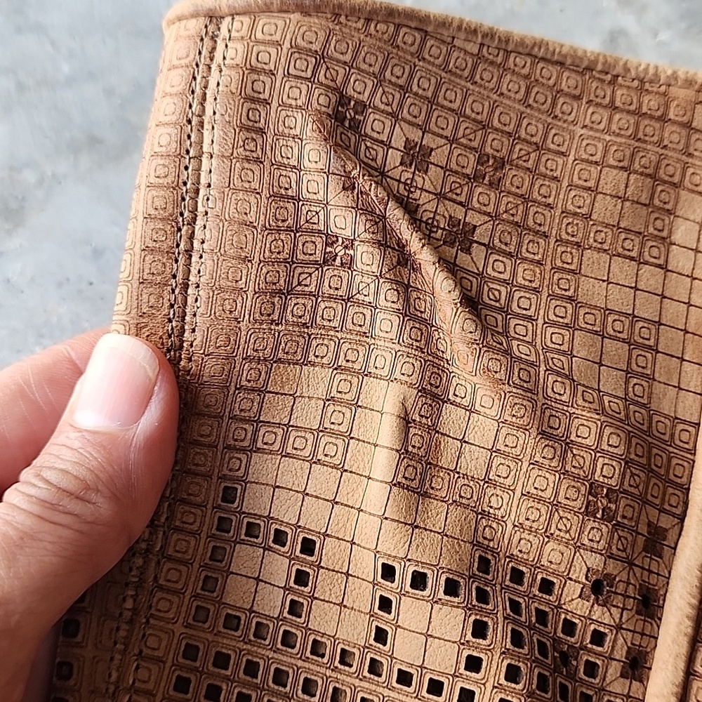 A.S.98 GENE Tan Perforated  Leather Boots with Buckle Detail - Picture 12 of 16